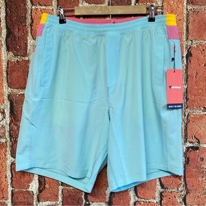 Bird Dogs Birddogs Light Blue Pink Yellow Built In Liner 9" Shorts Size XXL NWT